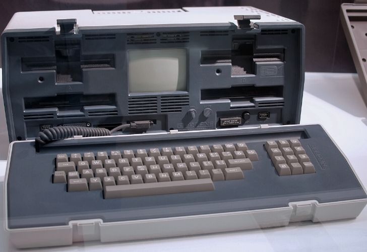 The first laptop computer.