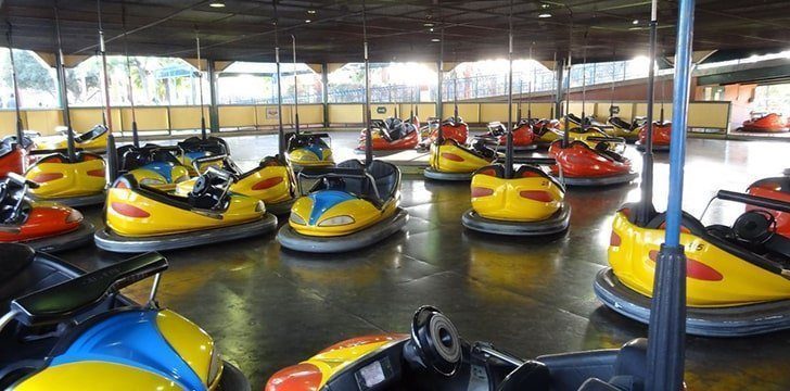 Bumper cars weren't originally made for steering.