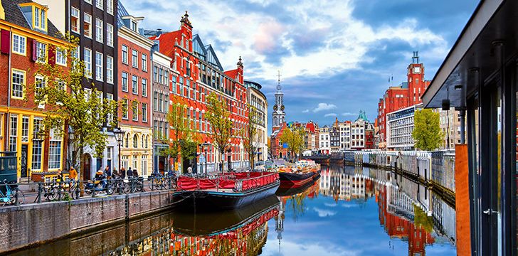 Amsterdam is a city built on wooden poles.