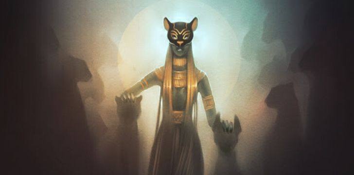 The great cat goddess Bastet.