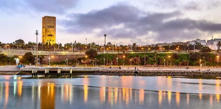 Rabat skyline.