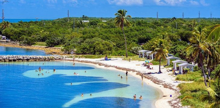 Exotic beach in Florida