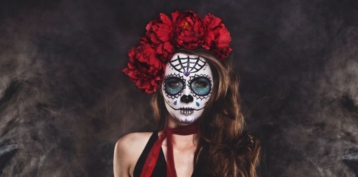 Sugar skulls face makeup