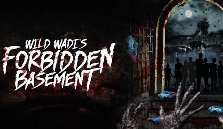 Advert for the Forbidden Basement at Wild Wadi