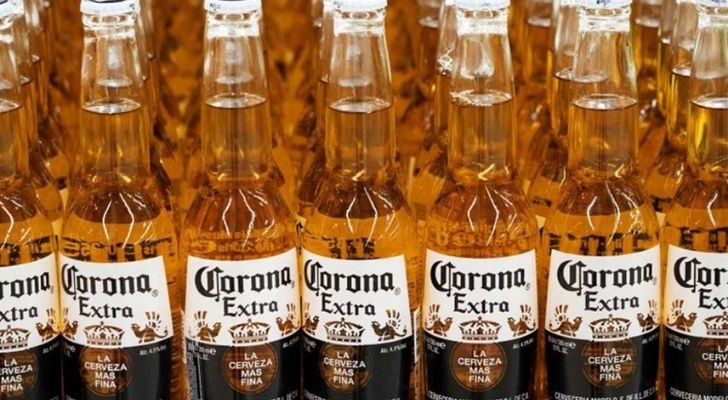 Lots of bottled of Corona beer