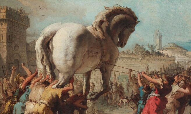 OTD in 1184BC: The famous Trojan Horse was used by the Greeks to gain entry into Troy.