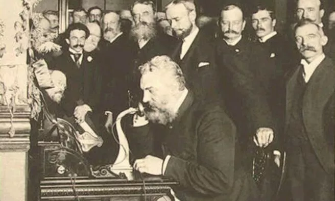 OTD in 1927: The first telephone call was made across the Atlantic - from London to New York.