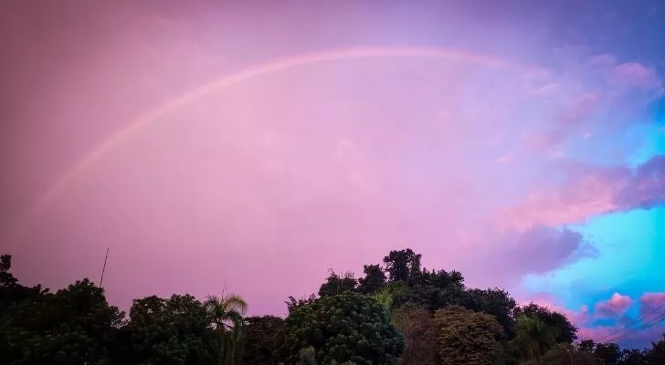Pink Rainbow - Natural Landmark