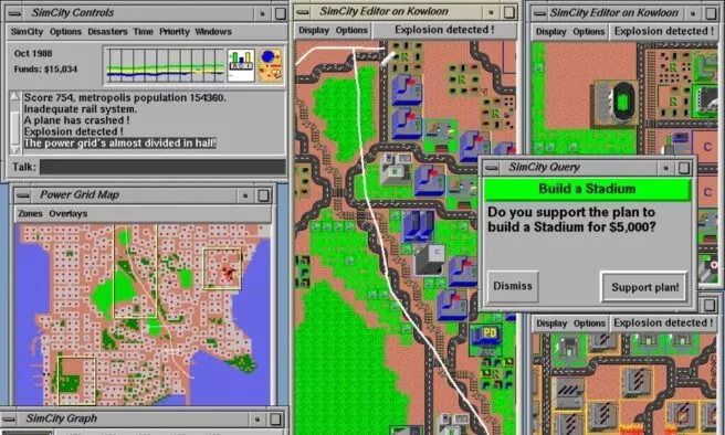 OTD in 1989: The city planning simulation game SimCity was released for the Apple Macintosh.