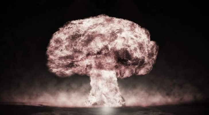 A nuclear explosion catastrophe