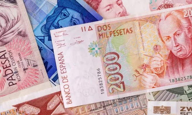 OTD in 2002: Spanish peseta lost its legal tender after fully adopting the Euro.
