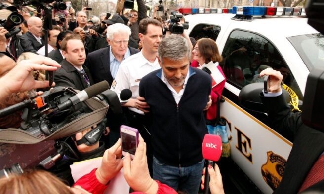 OTD in 2012: George Clooney and Martin Luther King III were arrested at the Sudanese Embassy in Washington