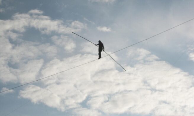 OTD in 2020: Nik Wallenda became the first person to walk over the Masaya Volcano in Nicaragua.