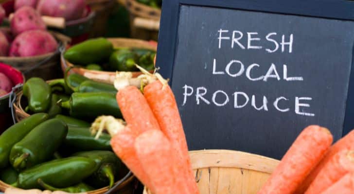 Fresh local produce