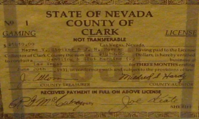 OTD in 1931: The US state of Nevada legalized gambling after previously banning it in 1909.