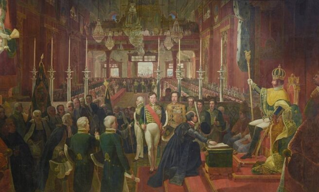 OTD in 1822: Pedro I was crowned Emperor of Brazil.