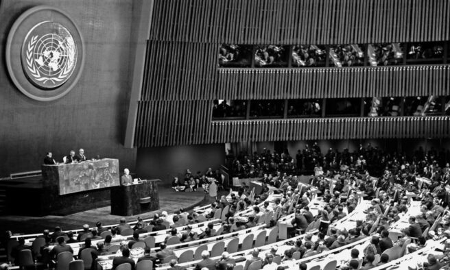 OTD in 1953: Dwight D. Eisenhower gave his "Atoms for Peace" speech at the United Nations in New York.