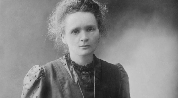 A portrait of Marie Curie