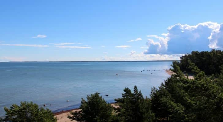 A view to sea from Hiiumaa, one of Estonia's islands