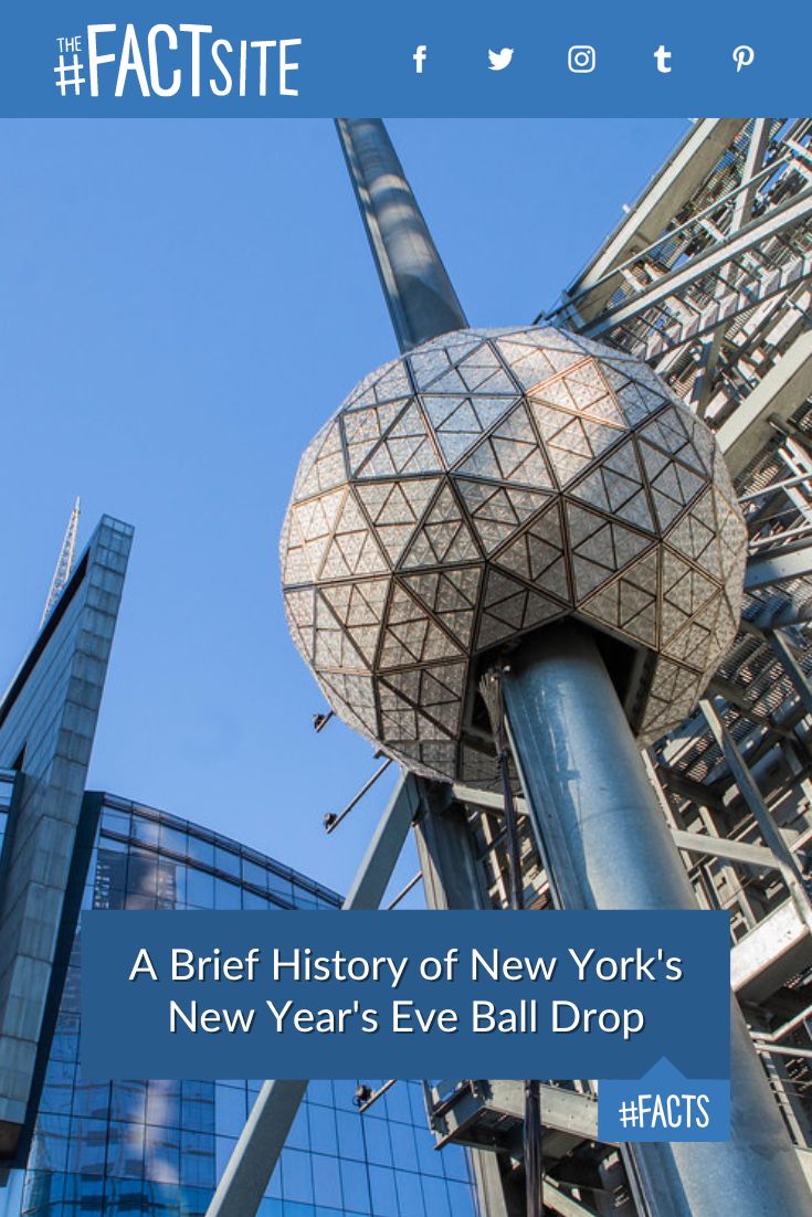 A Brief History Of New Yorks New Years Eve Ball Drop The Fact Site 