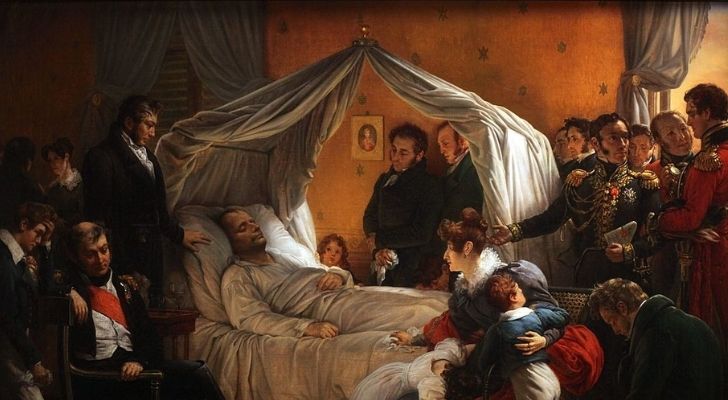 Napoleon on his deathbed