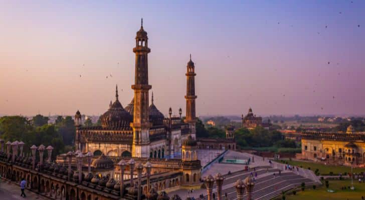 A view over Bara Imaambara in Lucknow, India