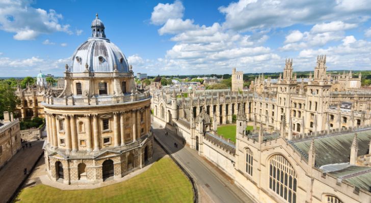 The Radcliffe Camera and All Souls College at Oxford University