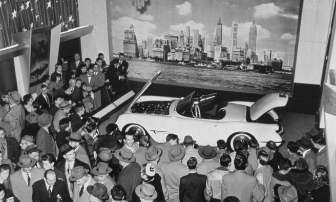 OTD in 1953: The first Chevrolet Corvette was manufactured in the US.