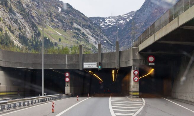 OTD in 1980: Gotthard Road Tunnel opened in St Gotthard