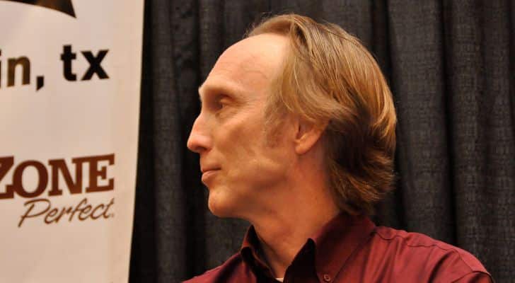 Henry Selick in profile during an interview